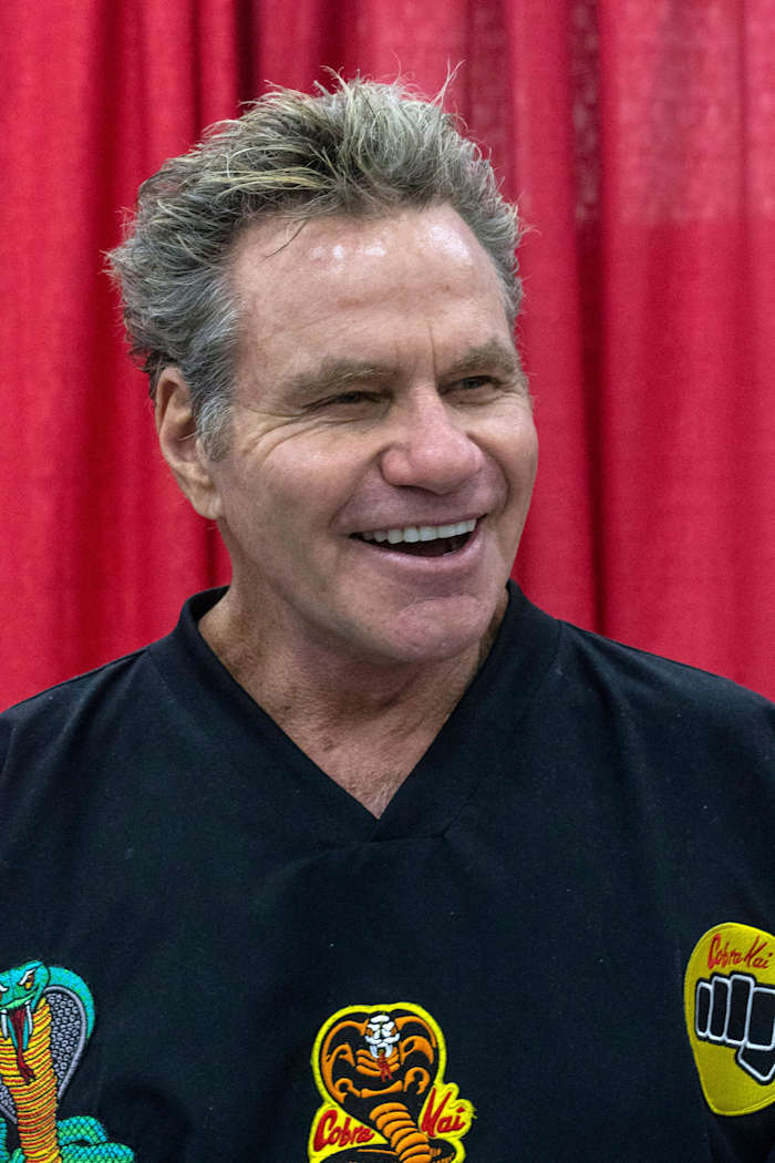 Martin Kove (Cobra Kai of Karate Kid fame) laughed with fans during Louisville SuperCon. 12/1/18 Supercon Pearl26